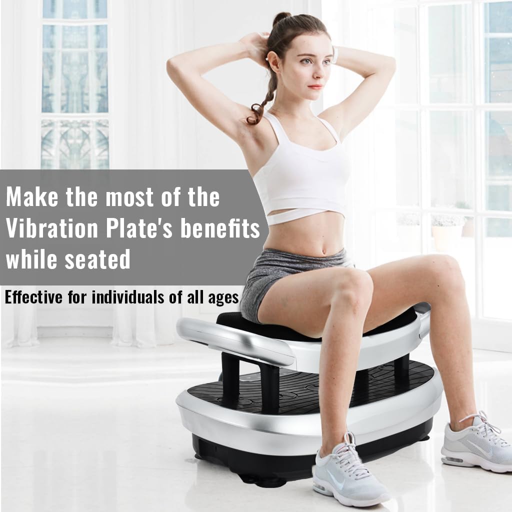 EILISON Elite Rüttelplatte, Ganzkörpertraining, Vibration, Loop Bands, Home Fitness, Gewichtsverlust, Toning, Wellness