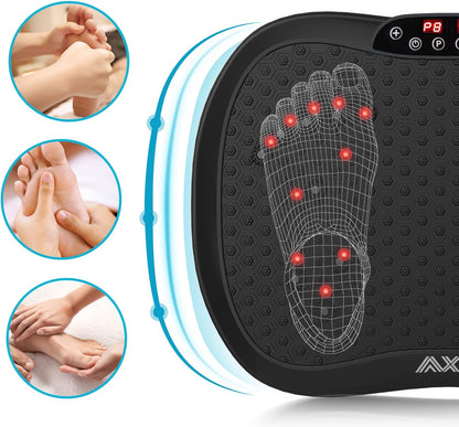 AXV Vibrationsplatte, Mini-Fitness-Plattform, Ganzkörpertraining, Lymphdrainage, Gewichtsverlust, Wellness, Heim-Fitness