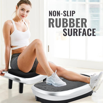 EILISON Elite Rüttelplatte, Ganzkörpertraining, Vibration, Loop Bands, Home Fitness, Gewichtsverlust, Toning, Wellness