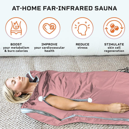 LifePro Saunadecke zur Entgiftung, tragbare Ferninfrarot-Sauna, Detox, für Körper & Geist, für Zuhause